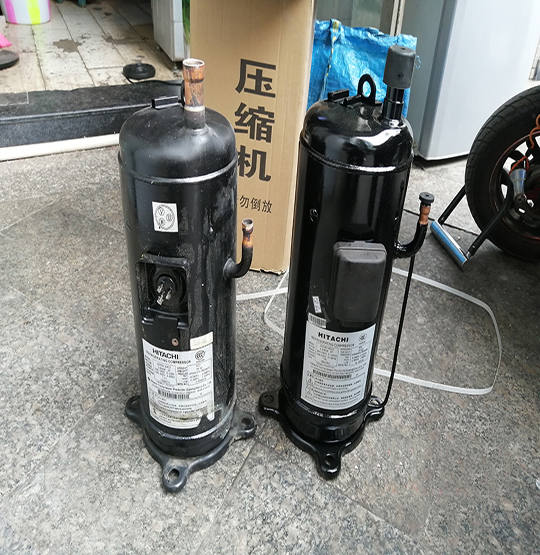 蓬莱中央空调压缩机的更换维修